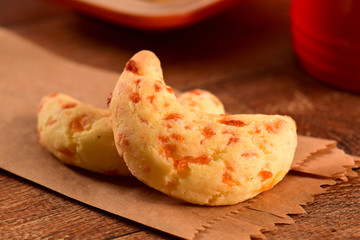 Cheese breads on to go package