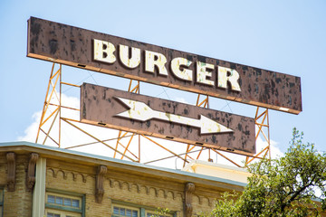 Schild 295 - Burger