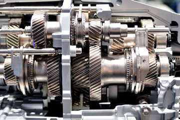 Inside a gearbox