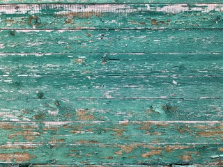 cracked turquoise paint