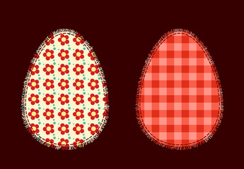 Two Easter eggs