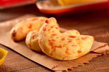 Cheese breads on to go package