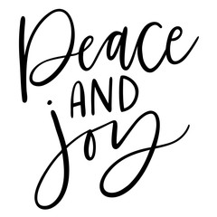 kbecca_vector_handlettering_brushlettered_peaceandjoy
