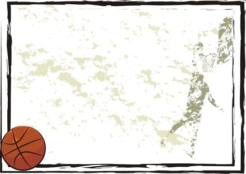 basketball frame, background, banner
