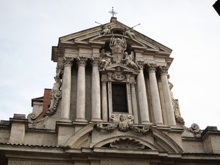 Rome, Italy - February 2, 2011 : Basilica of saint Vincenzo and saint Anastasio