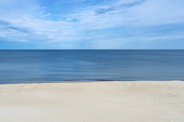 empty sand beach
