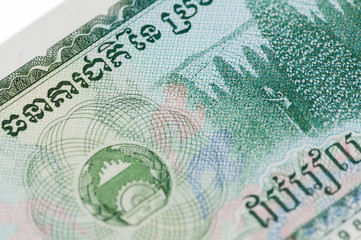 Cambodian Reil banknote