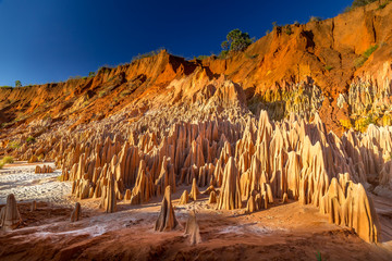 The Tsingy Rouge (Red Tsingy) in the region of Diana in northern Madagascar.