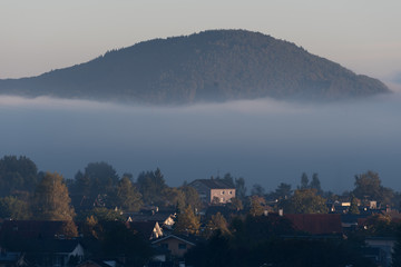 Landschaften im Nebel (Sommer)