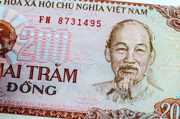 Vietnamese 200 Dong banknote