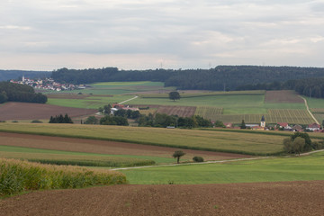 Fototapeta na wymiar Haselbach and Neukirchen next to Schwandorf Schwandorf in bavaria