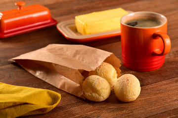 Cheese breads on to go package