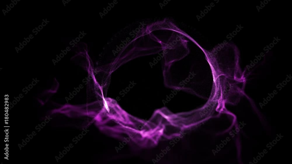 Poster 3d rendering abstract digital particles on black background with dots. high definition abstract cgi 