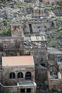 Ehemaliges Bergwerk Argentiera bei Alghero, Sardinien