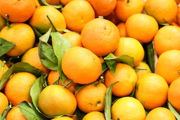Oranges from Italy at the market