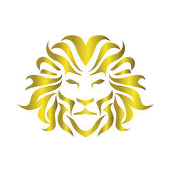Lion head logo vector