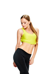 Fototapeta premium Slim pretty healthy body