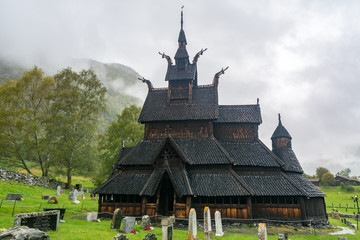 Borgund Stave Church in Norway