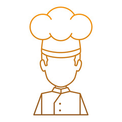 professional chef avatar character vector illustration design
