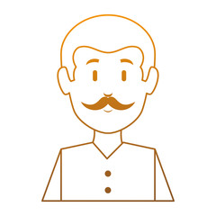 professional chef avatar character vector illustration design