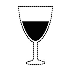 wine cup isolated icon vector illustration design