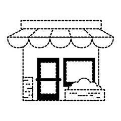 store front isolated icon vector illustration design