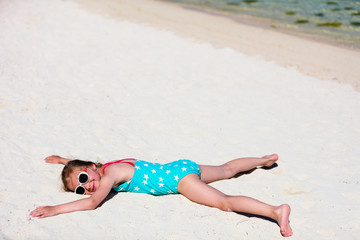 Little girl on vacation