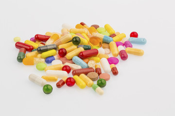many colorful tablets
