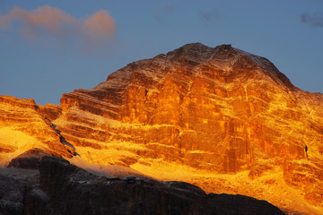 Tofane Group in the Dolomites, Italy, Europe
