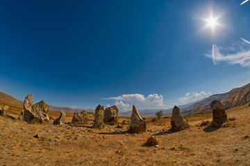 Zorats Karer (Carahunge) - Prehistoric Stone Pyramids site in Armenia
