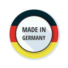 Made in Germany label illustration