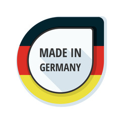 Made in Germany label illustration