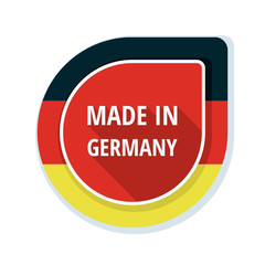 Made in Germany label illustration