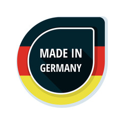 Made in Germany label illustration