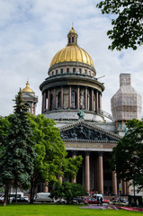 Isaak Cathedral in Sant-Petersburg