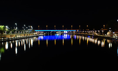 Night lighting bridge
