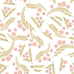 Floral seamless pattern. Flower background.