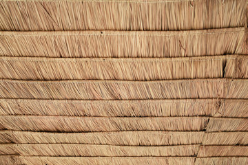texture of thatch roof.