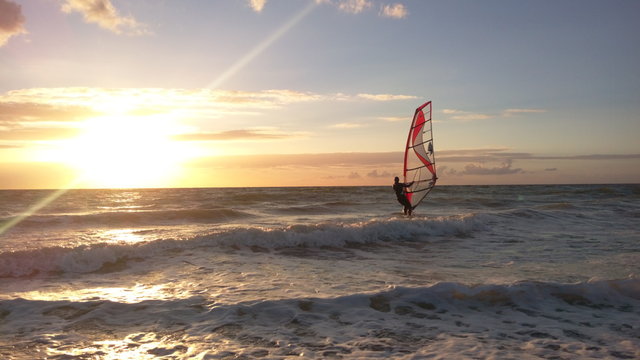 romantic windsurfing