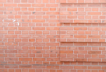 brick wall and background with brown orange color...