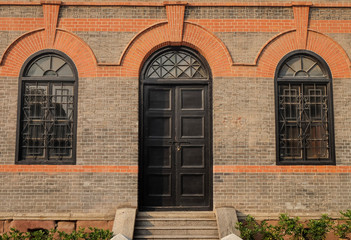 Building outside the Xinhai Revolution Museum uprising; Wuhan Hubei China.