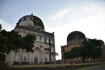 Fototapeta premium The tombs of Bahmani rulers in Ashtur, Bidar, Karnataka, India