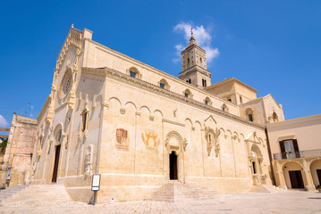 Fototapeta premium Building of Matera Cathedral