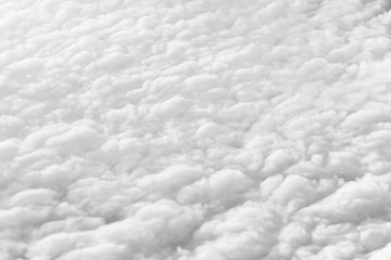 Fluffy cloudy sky , above the clouds, the concept of landscape, abstraction, background contrast