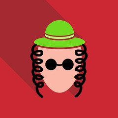 Jew with paces and hat