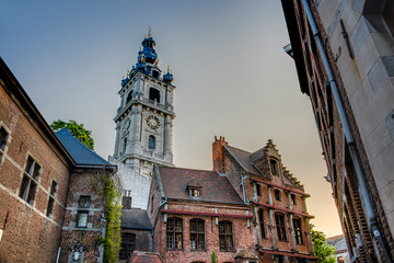 Belfry of Mons in Belgium.