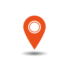 Map pin location icon