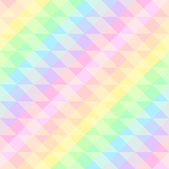 Seamless bright festive pattern of iridescent diagonal and horizontal stripes of equal thickness, forming quadrilaterals for the holiday or congratulations