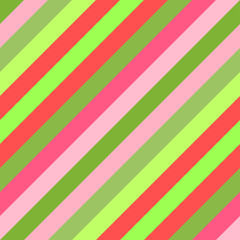 Seamless bright cute pattern of iridescent diagonal and horizontal stripes of equal thickness for girls or children
