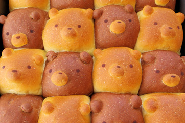 くまさんのちぎりパン